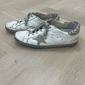 GOLDEN GOOSE sneakers lace up with leopard print size 40/10